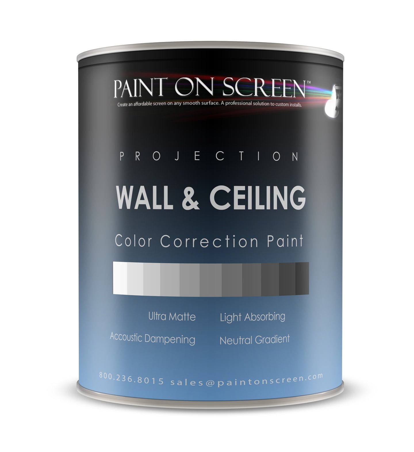Wall and Ceiling Ambient Light Rejecting Acoustic Dampening